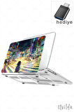 MacBook Pro 14 A3401 A3185 A3112 A2992 A2918 A2779 A2442 uyumlu Japon-24 Msoft Fit Baskılı Shibuya Tokyo