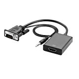 STC-480 Full HD 1080P VGA to Hdmi Kablo Dönüştürcü