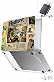 MacBook Air 15 A3114 A2941 uyumlu Nefes-23 PVC Msoft Sosyal Medya