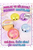 Viral Çin Mantısı Squishy XL Simli Dumpling Stres Oyuncağı Büyük Boy