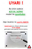 MacBook Air 15 A3114 A2941 uyumlu Derin 16 HD Msoft Kapak Robot ve Gece