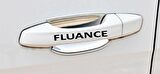 Fluance Kapı Kolu ve Jant sticker seti 8 adet yazı 386