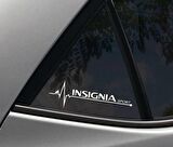 Insignia Yan Cam Sticker Oto Kapı Çıkartma Tuning oto 20 cm x 7 cm yazı 339