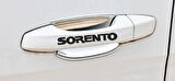 sorento Kapı Kolu ve Jant sticker seti 8 adet yazı 252