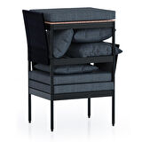 Limni Home Mini Multilounge Bahçe Balkon mobilyasi, Şezlong