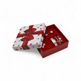 S Polo Kadın Saat Bileklik Kolye ve Küpe Hediyeli Kombin Set Kutu Gümüş Renk