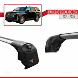 Cadillac Escalade ESV 2021-2024 Arası ile Uyumlu ACE-2 Model Ara Atkı Tavan Barı Gri 2 Adet
