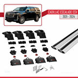 Cadillac Escalade ESV 2021-2024 Arası ile Uyumlu ACE-2 Model Ara Atkı Tavan Barı Gri 2 Adet