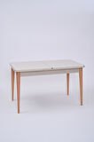 Kum Beji Boyalı Mdf Mutfak Masası 80x130