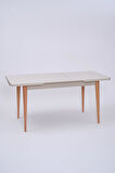 Kum Beji Boyalı Mdf Mutfak Masası 80x130