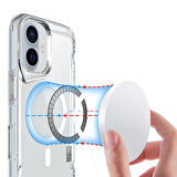 Apple iPhone 16 Kılıf Redclick Magsafe Şarj Özellikli T-Max Magsafe Kapak