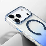 Apple iPhone 17 Pro Kılıf M-safe Şarj Özellikli Transparan Renk Geçişli Redclick Toros Kapak