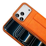 Apple Uyumlu iPhone 17 Pro Max Kılıf PU Deri Kartlıklı Redclick Sevilla Kapak