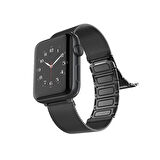 Apple Watch Ultra 49mm Raptic Classic Plus Serisi Magnetik Metal Hasır Kordon