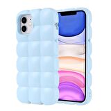 Apple iPhone 11 Kılıf Parlak Esnek Silikon Redclick Dom Dom Kapak