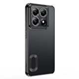 Xiaomi 14T Pro Kılıf Kamera Korumalı Logo Gösteren Redclick Omega Kapak