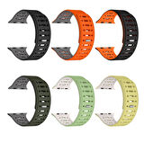 Watch 7 41mm Redclick KRD-124 Silikon Kordon Terletmeyen Delikli Strap Kayış
