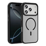 Apple iPhone 17 Pro Kılıf M-safe Şarj Özellikli Mat Arka Yüzey Redclick Sio Kapak