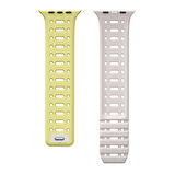 Watch 7 41mm Redclick KRD-124 Silikon Kordon Terletmeyen Delikli Strap Kayış