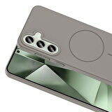 Galaxy S24 FE Kılıf Magsafe Şarj Özellikli Redclick Ruby Silikon Kapak