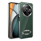 Xiaomi Redmi A3 4G 2024 Kılıf Kamera Korumalı Logo Gösteren Redclick Omega Kapak