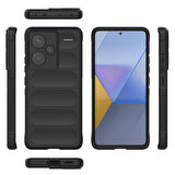 Xiaomi Redmi Note 13 Pro Plus 5G Kılıf Esnek TPU Oyuklu Arka Yüzey Tasarımlı Redclick Etnik Silikon Kapak