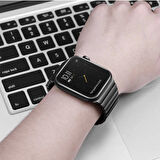 Apple Watch 10 46mm KRD-35 Çizgi Tasarım Metal Kordon