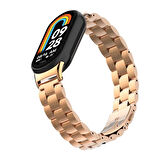 Xiaomi Mi Band 9 KRD-04 Metal Baklalı Bileklik Paslanmaz Kordon