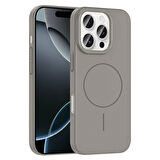 Apple iPhone 16 Pro Max Kılıf Magsafe Şarj Özellikli Redclick Ruby Silikon Kapak