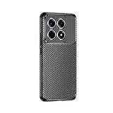 Xiaomi 14T Kılıf Redclick Negro Karbon Görünüm Silikon Kapak