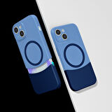 Apple iPhone 13 Kılıf M-Safe Şarj Özellikli Mıknatıslı Redclick Duble Kapak