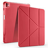 Apple iPad Air 13 2025 M3 Kılıf Redclick Tri Folding Kalem Bölmeli Standlı Kılıf
