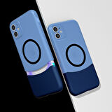 Apple iPhone 11 Kılıf M-Safe Şarj Özellikli Mıknatıslı Redclick Duble Kapak