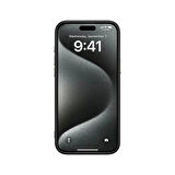 Apple iPhone 15 Pro Max Kılıf M-safe Şarj Özellikli Karbon Fiber Görünümlü Redclick Antina Kapak
