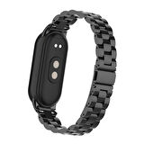 Xiaomi Mi Band 9 KRD-04 Metal Baklalı Bileklik Paslanmaz Kordon