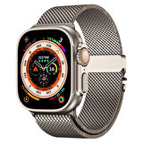 Apple Watch Ultra 2 49mm Redclick KRD-121 Metal İnce Slim Tasarım Luxury Hasır Kordon