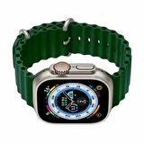 Apple Watch Ultra  2 49mm Redclick Krd-75 Terletmez Dalgalı Tasarım Silikon Kordon