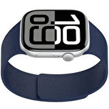 Apple Watch 10 46mm Redclick KRD-136 Kabartma Desenli Mıknatıslı Silikon Kordon