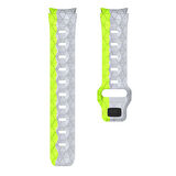 Galaxy Watch 4 5 6 Pro Redclick KRD-116 20mm Futbol Desenli Spor Tasarımlı Silikon Kordon
