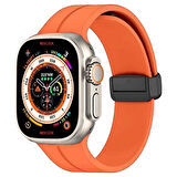 Apple Watch 10 Serisi 42mm Redclick KRD-84 Magnetik Toka Spor Silikon Kordon