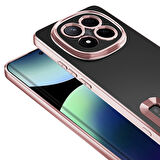Xiaomi Redmi Note 14 Pro Plus Kılıf Kamera Korumalı Logo Gösteren Redclick Omega Kapak