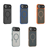 Apple Uyumlu iPhone 17 Air Kılıf Mat Arka Yüzey Wireless Şarj Özellikli Redclick Flet M-safe Kapak