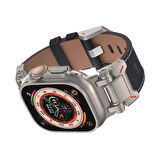 Apple Watch Ultra Ultra 2 44mm 45mm 49mm Redclick KRD-114 Metal Başlıklı Silikon Kordon