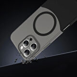 Apple iPhone 16 Pro Max Kılıf M-Safe Şarj Özellikli Mıknatıslı Redclick Duble Kapak
