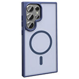 Galaxy S25 Ultra Kılıf Magsafe Şarj Özellikli Mat Arka Yüzey Redclick Sio Kapak