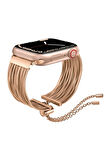 Apple Watch 10 42mm Redclick KRD-137 Metal Hasır Bilezik Kadın Kordon