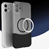 Apple iPhone 11 Kılıf M-Safe Şarj Özellikli Mıknatıslı Redclick Duble Kapak