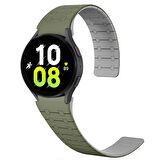 Galaxy Watch 5 Pro 45mm Redclick KRD-111 20mm Çizgili Desenli Silikon Kordon