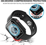 Apple Watch Serisi 10 46mm Sert Kasa ve Ekran Koruyucu Apple Watch Uyumlu Gard 35