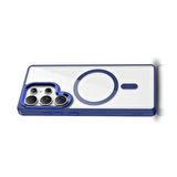 Galaxy S25 Ultra Kılıf Magsafe Şarj Özellikli Redclick Krom Magsafe Silikon Kapak